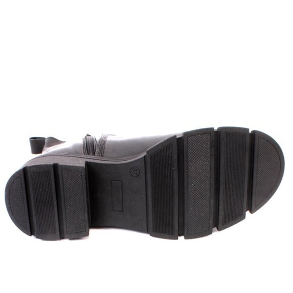 Vernissage 73927 Black Leather Zip-Up Ankle Boots - Picture 8 of 8